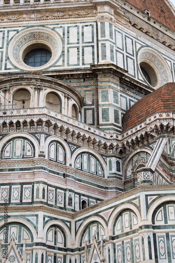 Florence's Cathedral facade close-up