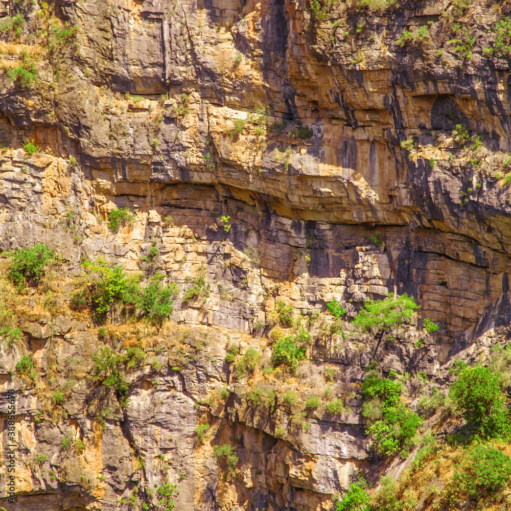 Cliff of rock mountain background. Image for design.
