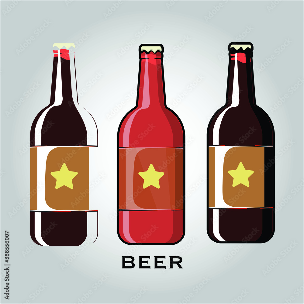 Beer flat icon vector. Isolated objects. Vector illustration. Simple vector for Graphic design. Happy hour, Drinking, Alcohol, party concept.one of the oldest and most widely consumed alcoholic drinks
