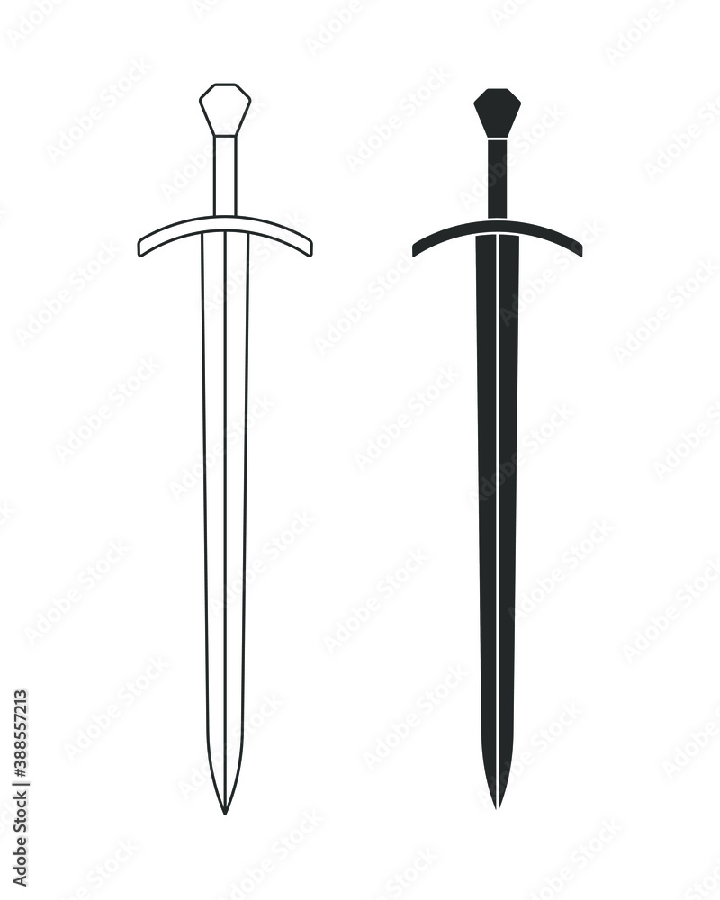 Two Swords Vector Art, Icons, and Graphics for Free Download