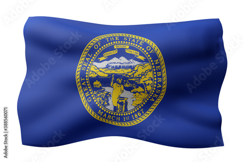 Nebraska State flag photo