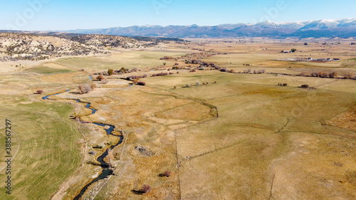 Drone Image of Mt. Pleasant, Utah