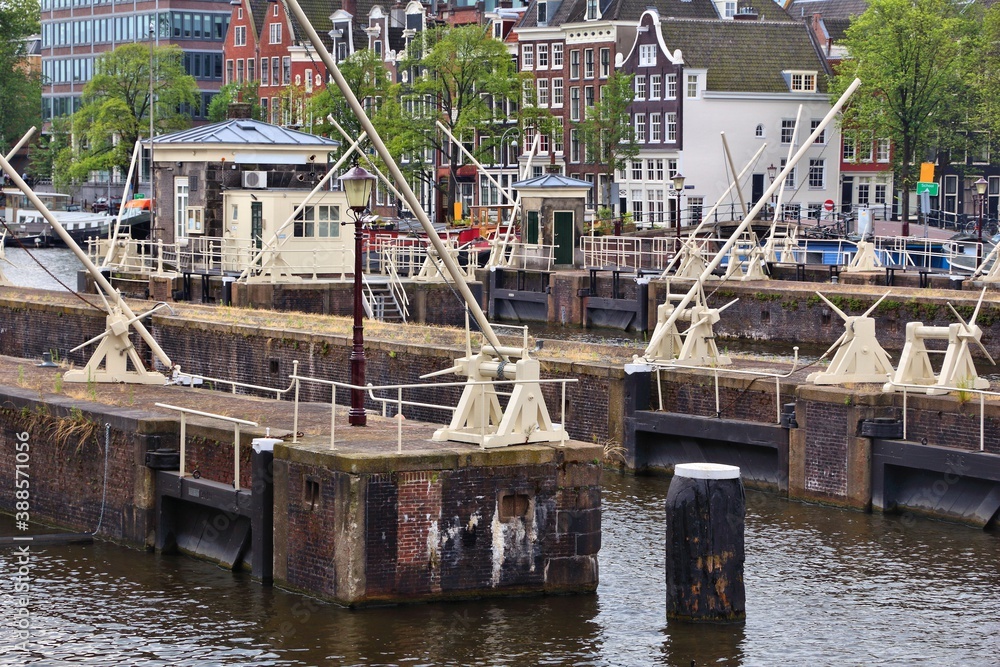 Amstelsluizen in Amsterdam