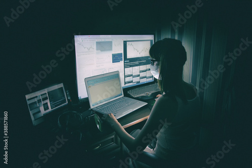 person with laptop