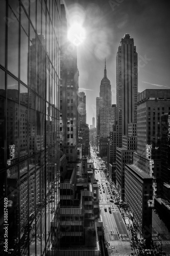 Photography New York, New York, November 23, 2018; View looking down Fifth Avenue, in midday