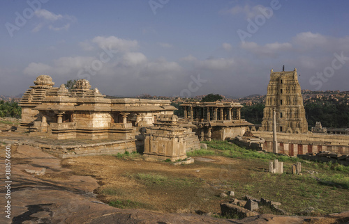 Hemakuta Hill Temple Complex in Hampi