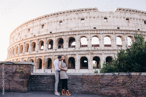 Photography The love story of a guy and a girl on the city streets