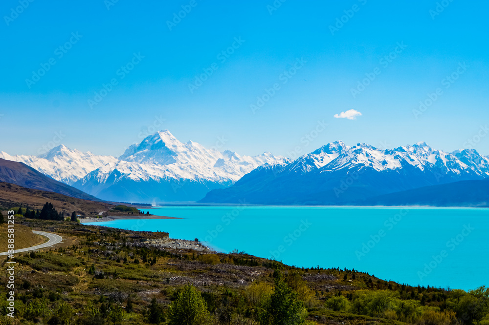 Lake Pukaki Mount Cook Neuseeland 