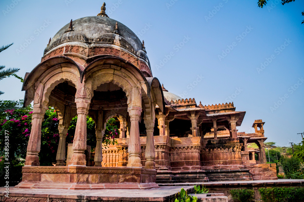 Fototapeta premium Temples of Mandore gardens, Jodhpur