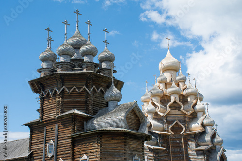 Photos Wooden Church in the churchyard on the island of Kizhi