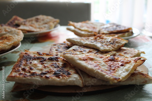 Delicious Tatar national dish - kystybyi.