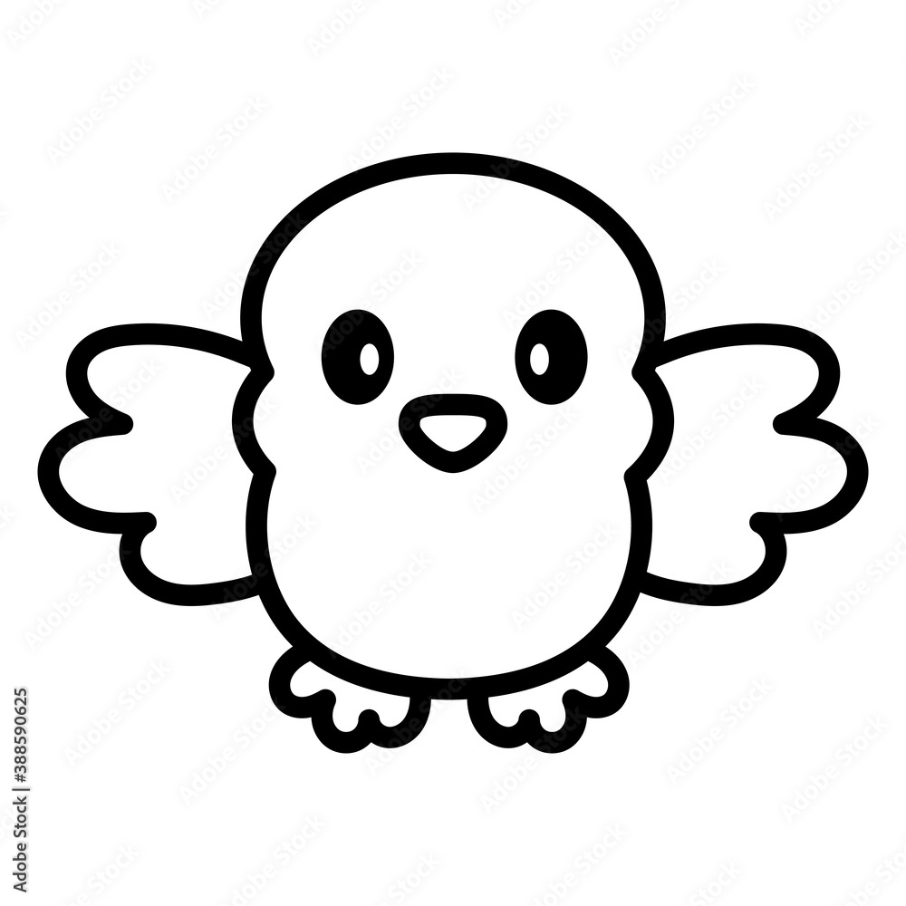 Isolated pigeon icon. Nativity characters icon - Vector Isolated pigeon icon. Nativity characters icon - Vector