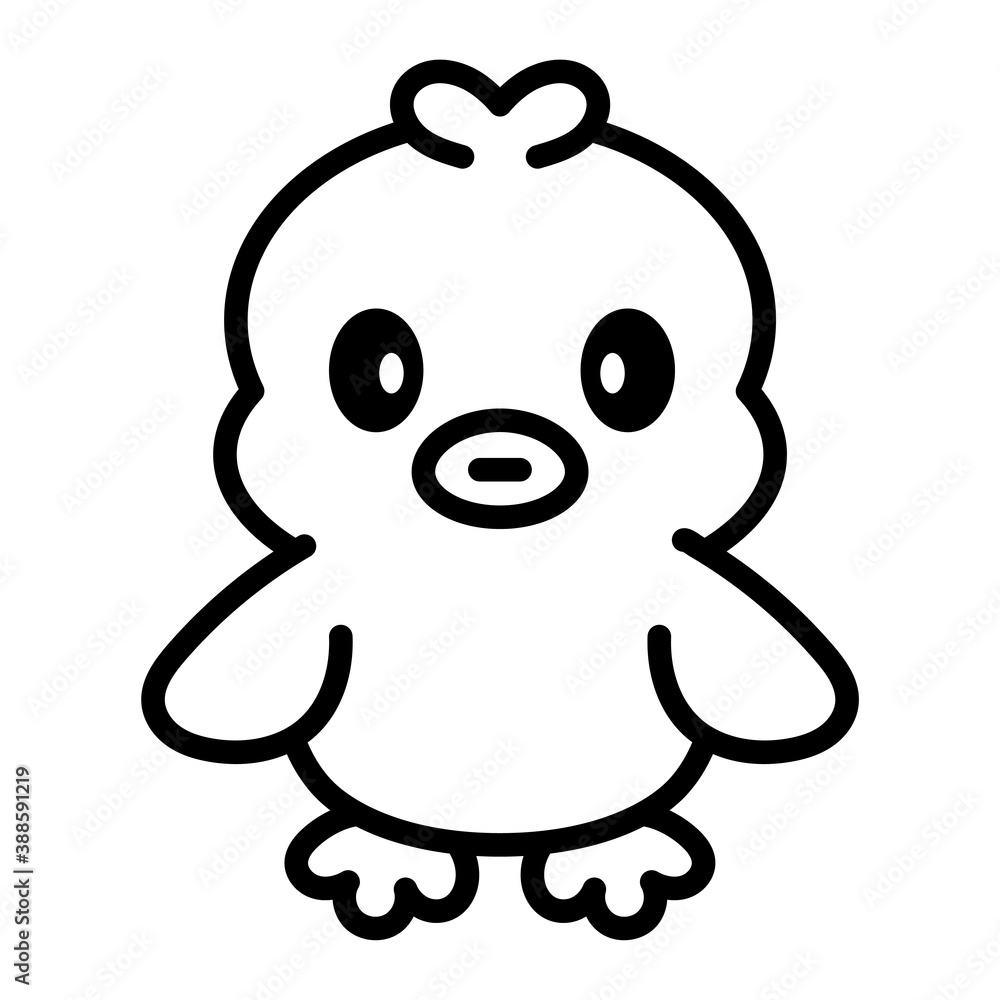 Isolated duckling icon. Nativity icon - Vector illustration Isolated duckling icon. Nativity icon - Vector illustration