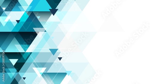 Abstract triangular geometric background with place for your content. Editable vector design.