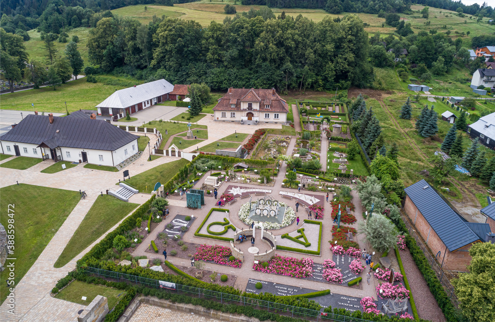 Obraz premium Muszyna, ogród biblijny, Krynica Zdrój , małopolska