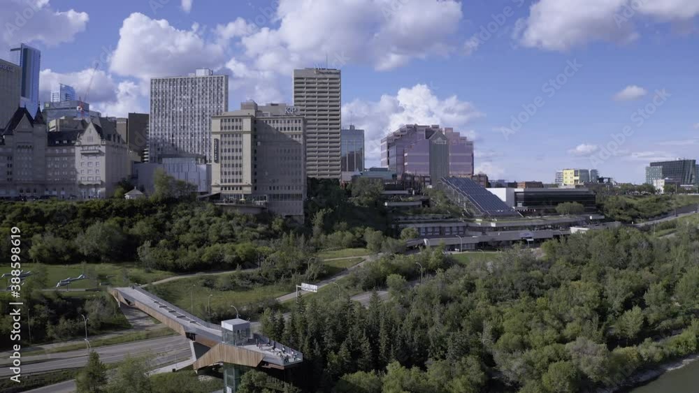 The 100 Street Funicular elevator opened on December 7, 2017, which increased access to the River Valley for locals & visitors to this landmark connection between downtown and the River Valley. The 100 Street Funicular elevator opened on December 7, 2017, which increased access to the River Valley for locals & visitors to this landmark connection between downtown and the River Valley.