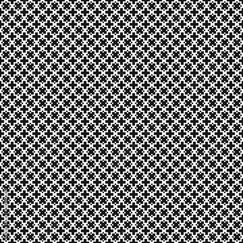 Abstract Cross Pattern Dots Logo generative computational art illustration