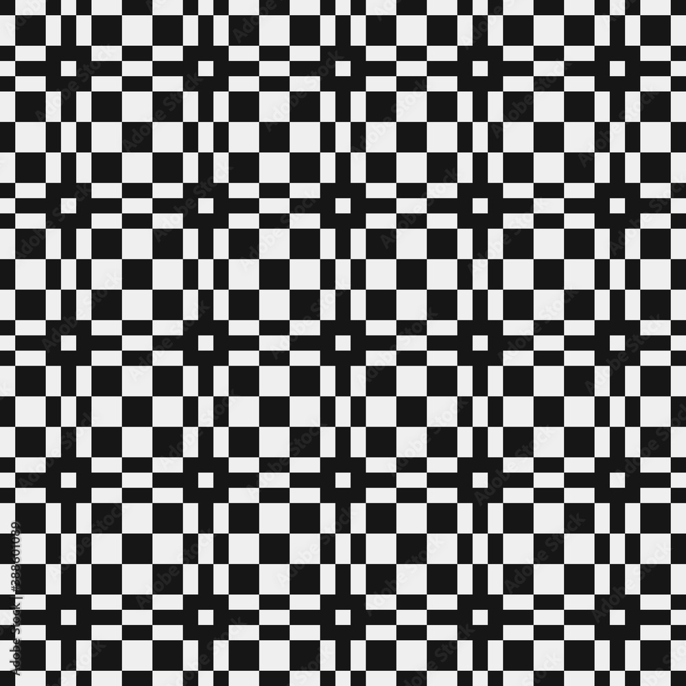 Fototapeta premium Abstract Cross Pattern Dots Logo generative computational art illustration