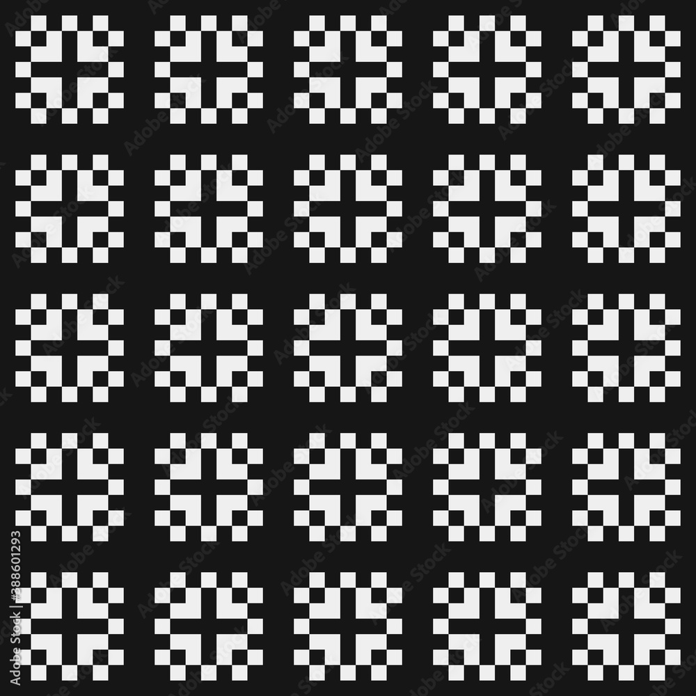 Abstract Cross Pattern Dots Logo generative computational art illustration Abstract Cross Pattern Dots Logo generative computational art illustration