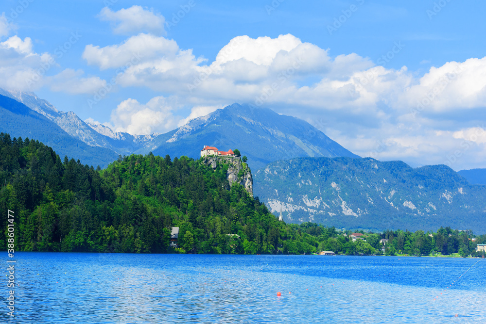 Bled Castle on Lake Bled, Slovenia