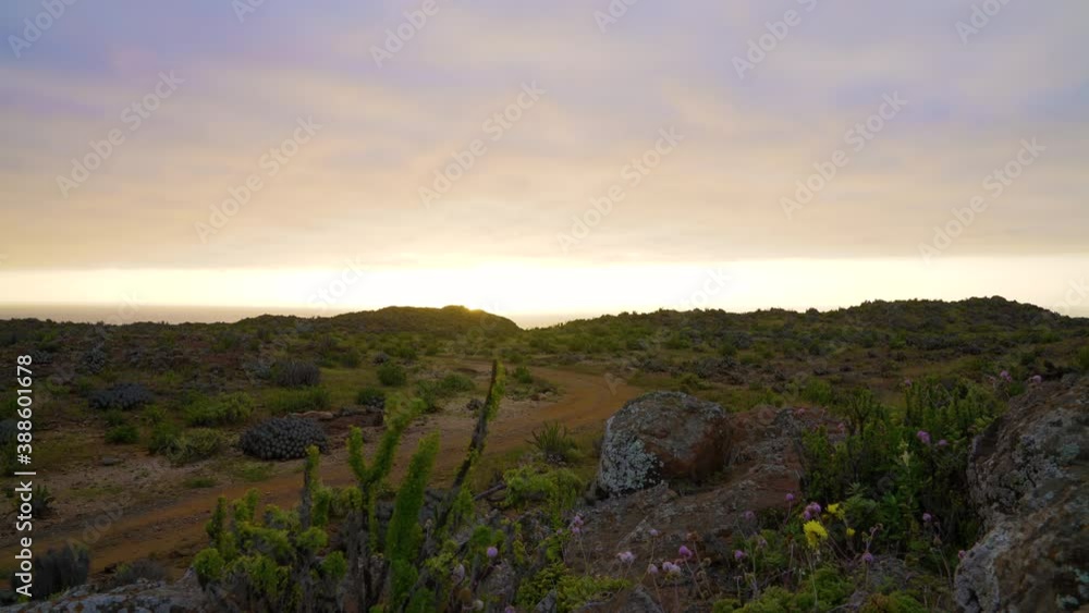 time lapse of sunset covered in clouds on the coast of the flowery atacama desert time lapse of sunset covered in clouds on the coast of the flowery atacama desert
