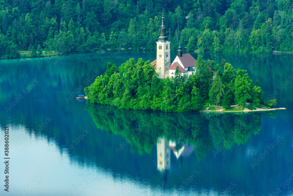 Fototapeta premium Bled Castle on Lake Bled, Slovenia