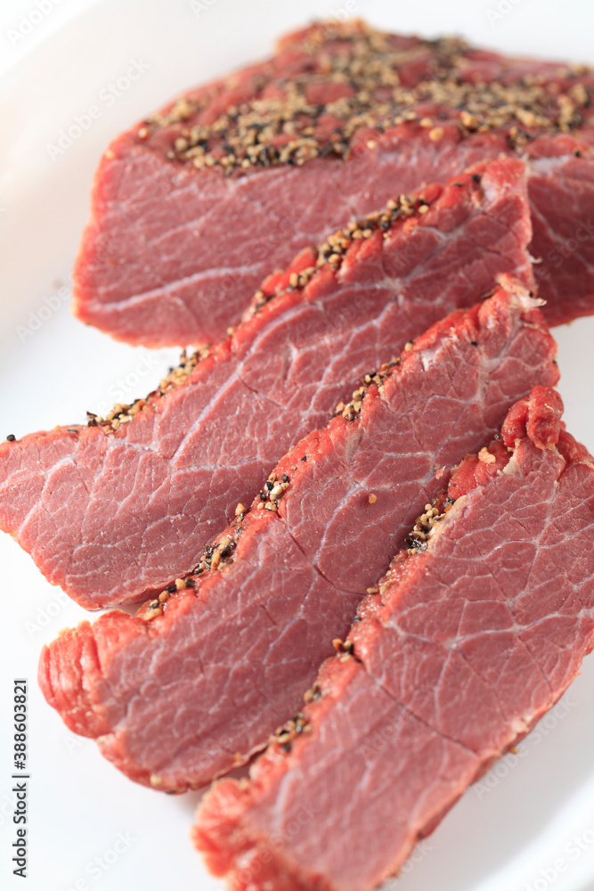 Fototapeta premium 馬肉薫製