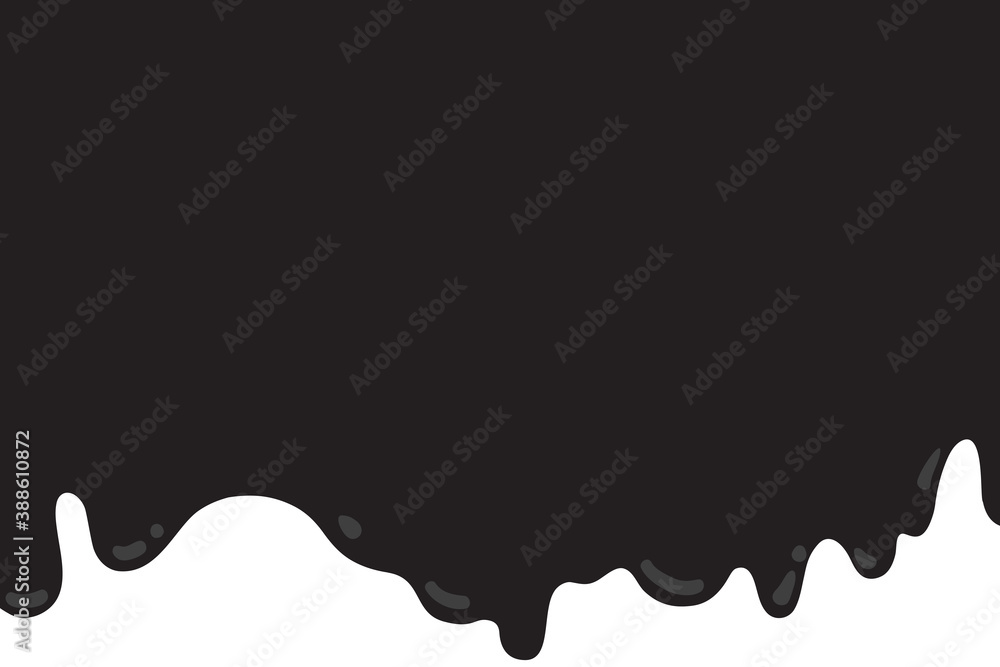 Slime pattern. Abstract slimed background. Black and white illustration