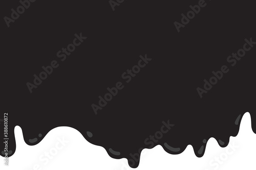 Slime pattern. Abstract slimed background. Black and white illustration