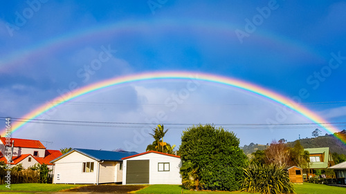 Doppel Regenbogen Hahei Neuseeland © Michael