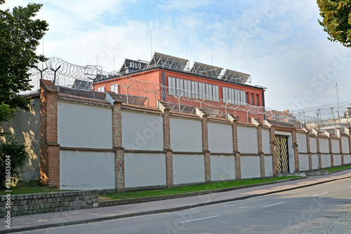 Prison in the city of Marlbork. Poland photo