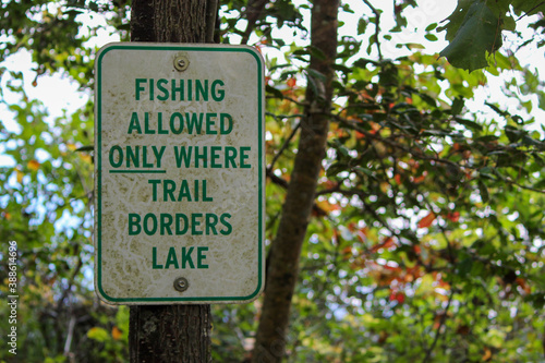 fishing sign