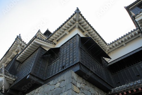 熊本城の石落し