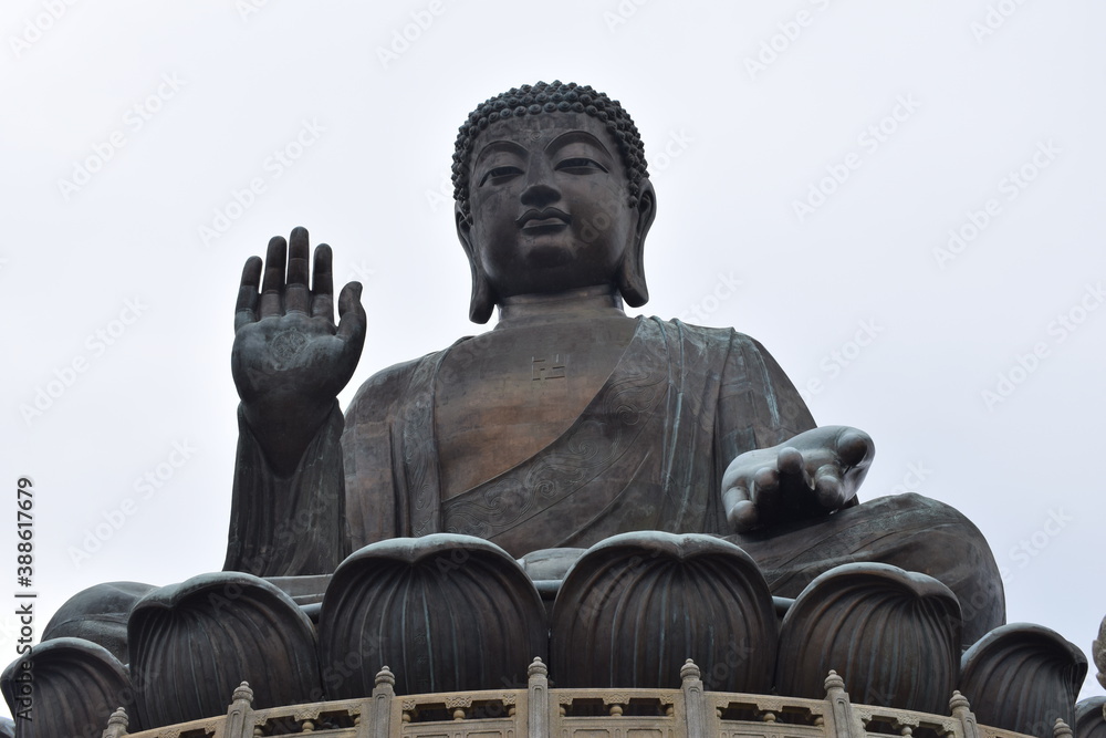 Fototapeta premium statue of big buddha