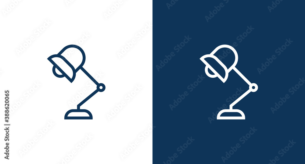Desk lamp icon for web and mobile Desk lamp icon for web and mobile