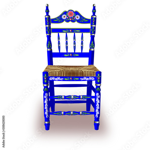 SILLA AZUL