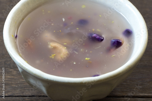 藕粉のスープ 蓮根の澱粉スープ