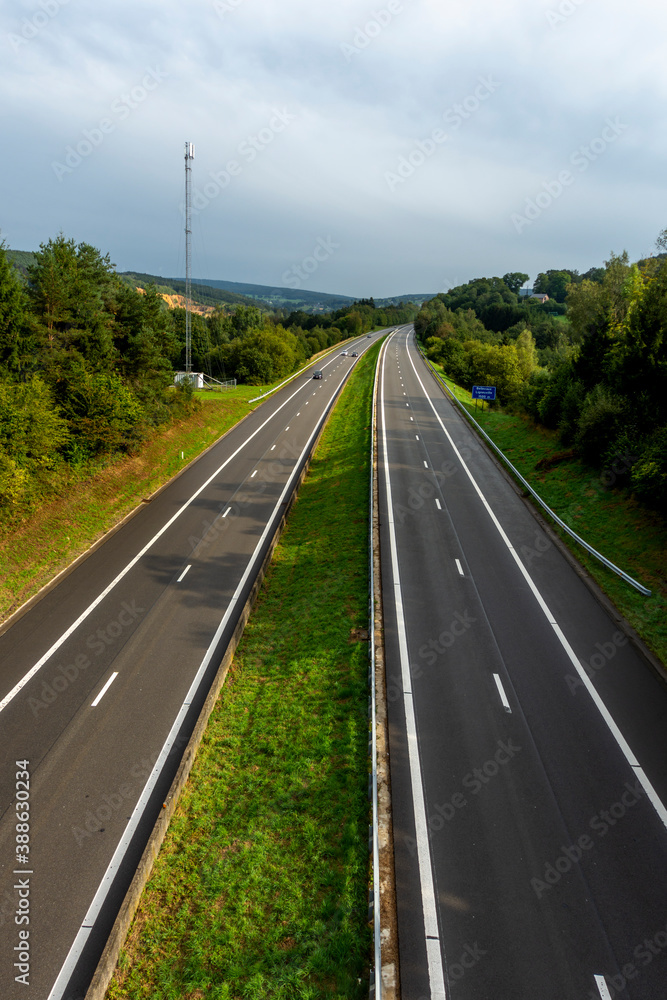 E42 motorway near Stavelot, Belgium