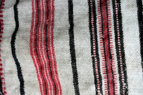 Photo of homespun cloth with patterns