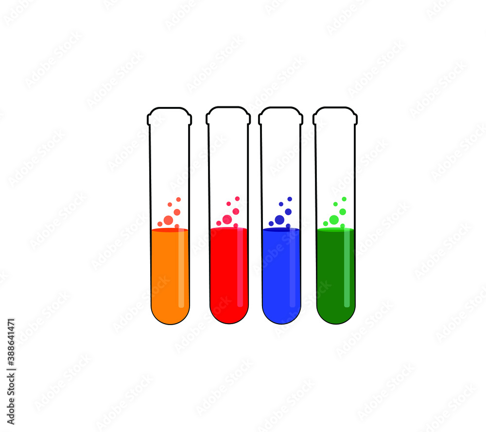 Laboratory fluid experiment chemistry reagent tube Laboratory fluid experiment chemistry reagent tube