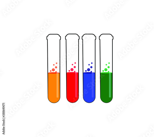 Laboratory fluid experiment chemistry reagent tube