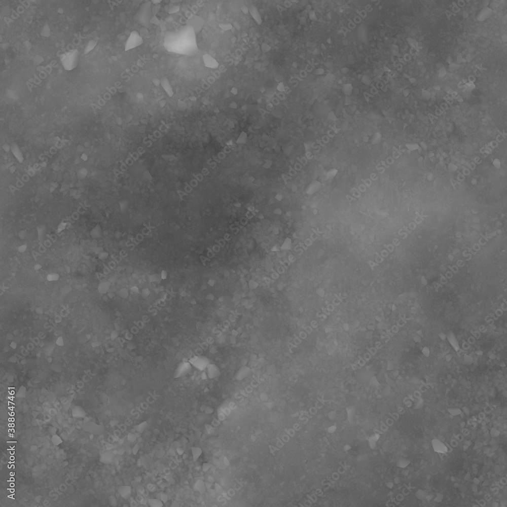 Obraz premium 8K rock ground roughness texture, height map or specular for Imperfection map for 3d materials, Black and white texture