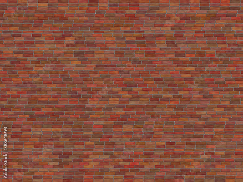 Brick wall background texture or wallpaper illustration