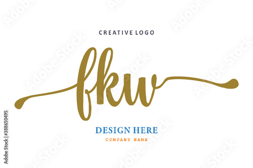 FKW lettering logo is simple, easy to understand and authoritative