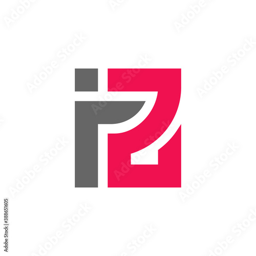 Free Download Initial letter iz logo design, elegant typography illustration - GFXLoad