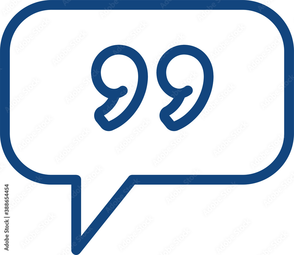 Conversation bubble icon isolated on white background. Quote in flat vector bubble. Flat infographics. Vector illustration.. Conversation bubble icon isolated on white background. Quote in flat vector bubble. Flat infographics. Vector illustration..