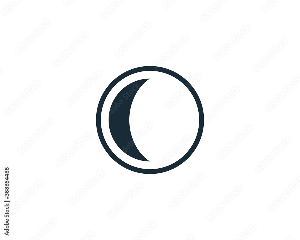 Moon Icon Vector Logo Template Illustration Design Moon Icon Vector Logo Template Illustration Design