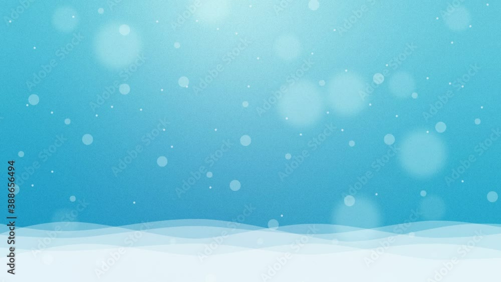 雪景色のループ再生動画 雪景色のループ再生動画