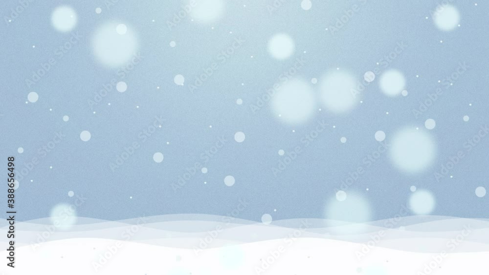 雪景色のループ再生動画 雪景色のループ再生動画