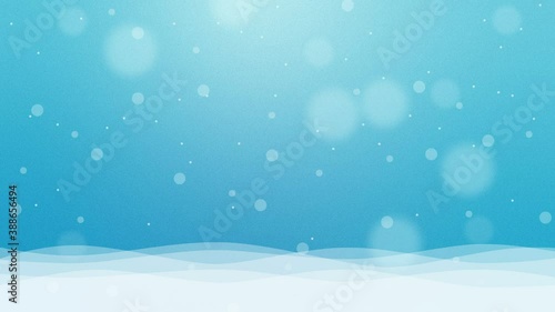 Wallpaper Mural 雪景色のループ再生動画 Torontodigital.ca